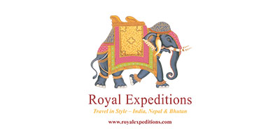 A logo of royal expeditions