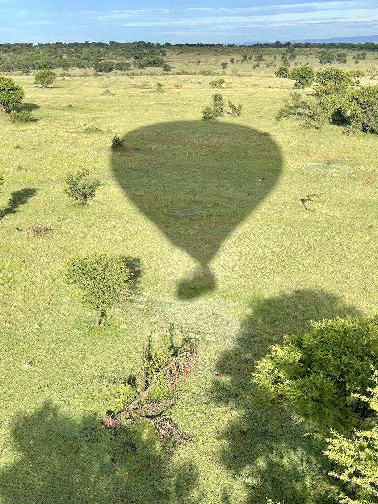 A green and blue clock with the time 1 2 : 3 0.